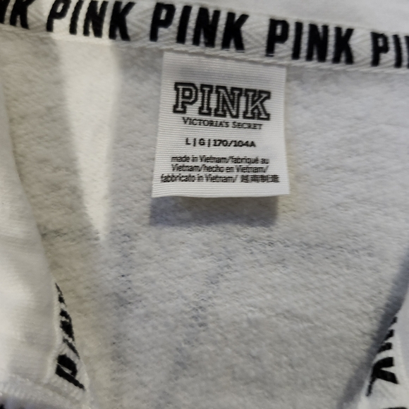 VS PINK SWEATSHIRT floral  OUTFIT.  sweatshirt oversized large, leggings XL - Picture 10 of 14